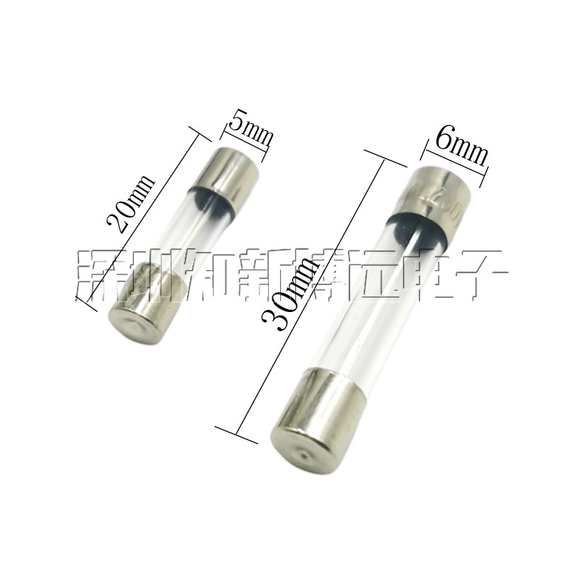 Glass Fuse Tube 5*20/6*30 250V F0.5A1A2A3A4A5A6A10A12A Current Limiting Fuse Glass Fuse Tube 5*20/6*30 250V F0.5A1A2A3A4A5A6A10A12A Current Limiting Fuse