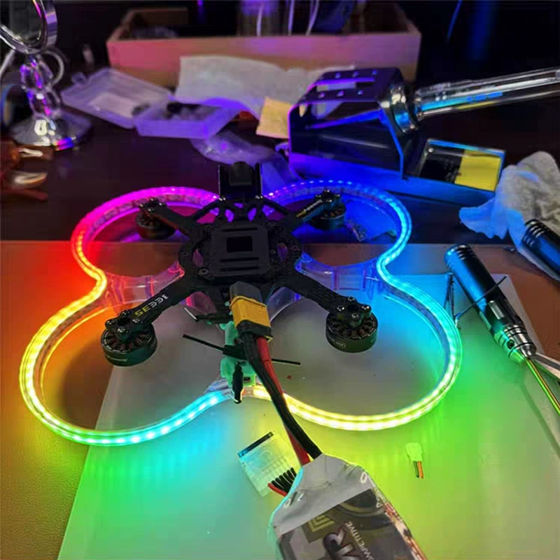 2.7MM-3MMCOB свет racing ультра-узкий призрачный свет с охотничьим свет и проточная вода COB свет с перекрещивающейся машиной круглая машина VR