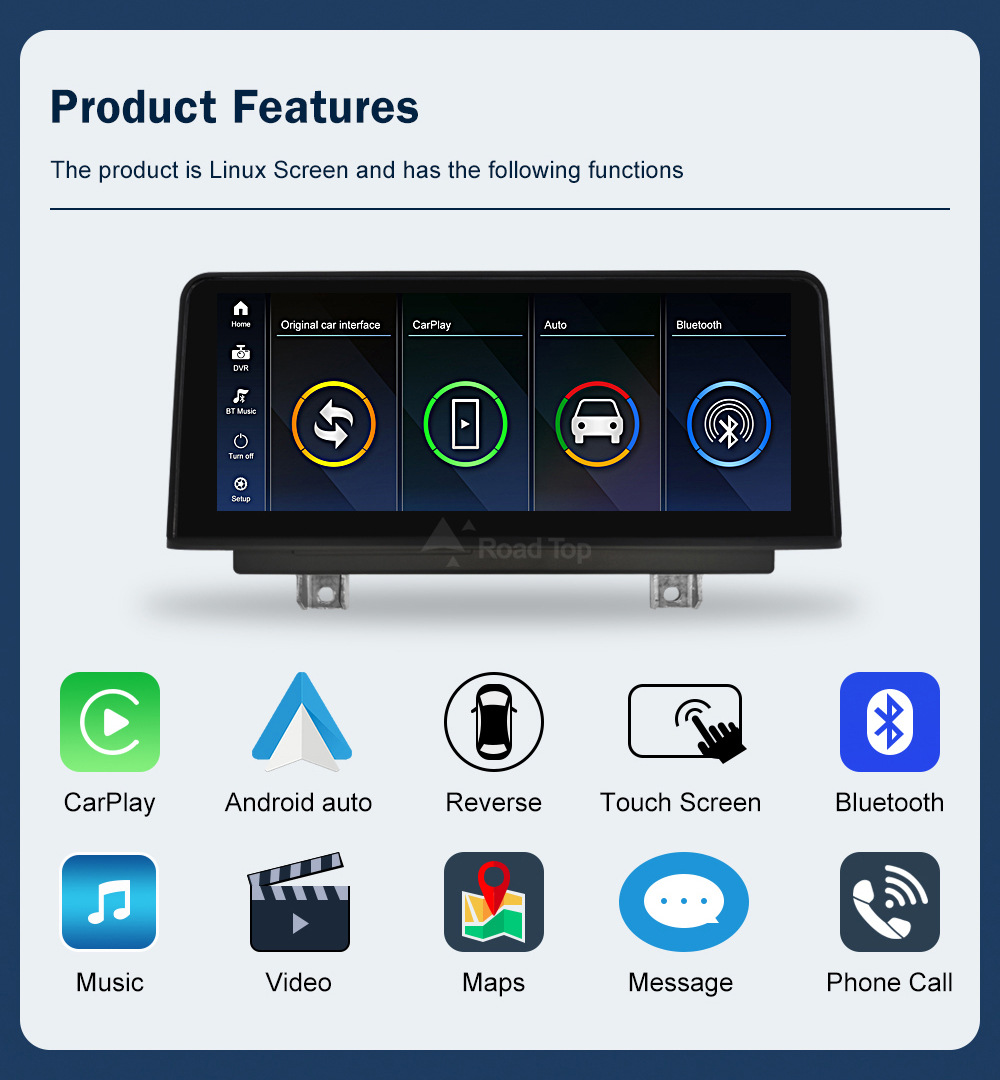 Lutuo Linux Touch Display Screen Is Suitable for Bmw X3 X4 F25 F26 2011-2016 Cic Nbt