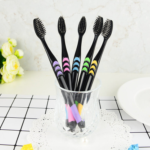 Soft bristle toothbrush, adult toothbrush, couple model, whitening toothpaste, toothbrush, travel hospitality set, family pack wholesale