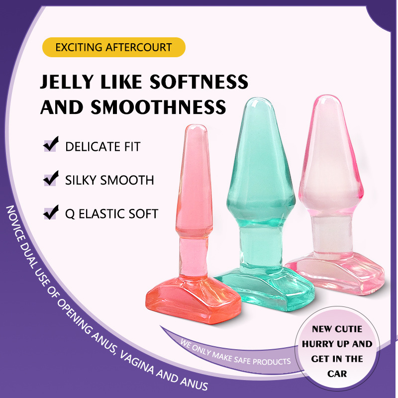 Silicone Anal Plug Set, Unisex Adult Anal Expansion Toy, Portable — detail image 4