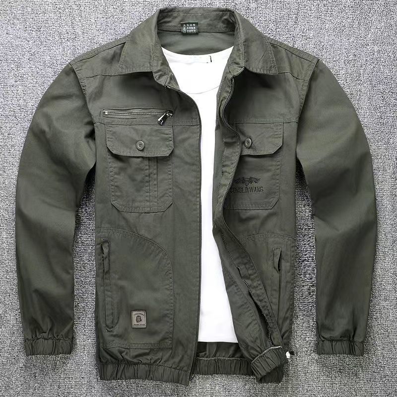 工作服装男外套裤子夏季薄款棉舒适透气劳保服电焊汽修工地防烫