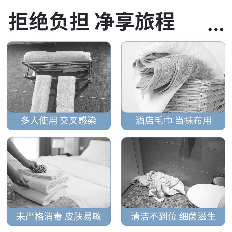 Disposable bath towel, pack for traveling, increased thickness, for beauty salons