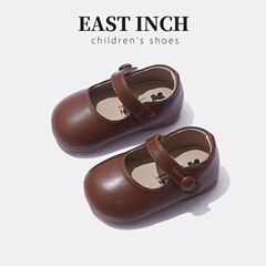 2025春の韓国版の女の子は乳幼児の柔らかい底の王女の靴の子供の滑り止めの赤ちゃんの靴の子供の靴の卸売りを学びます。