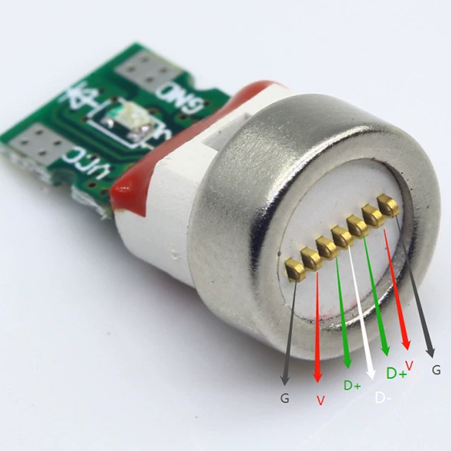 7PIN семиконтактная магнитная головка всасывания головки с аскусом