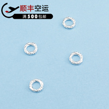 S925���y���y�黨Ť�y�]��Ȧ DIY���K����yȦ�B�Ӽ��A�h�Ʒ���