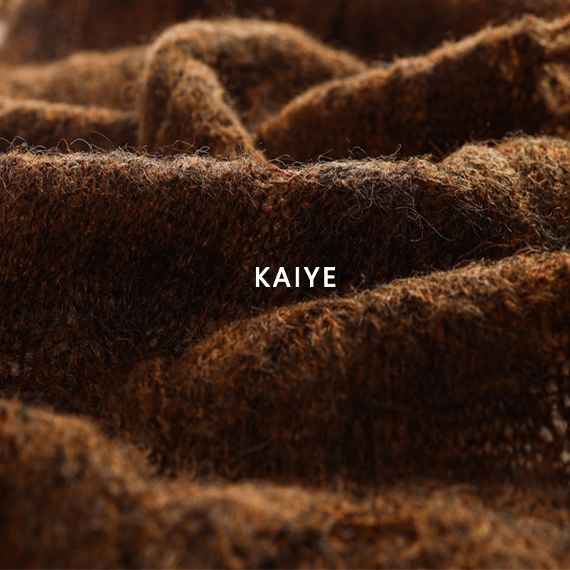 14支长绒马海毛花式羊毛长毛手混线手作毛线织女钩针纱线小团批发