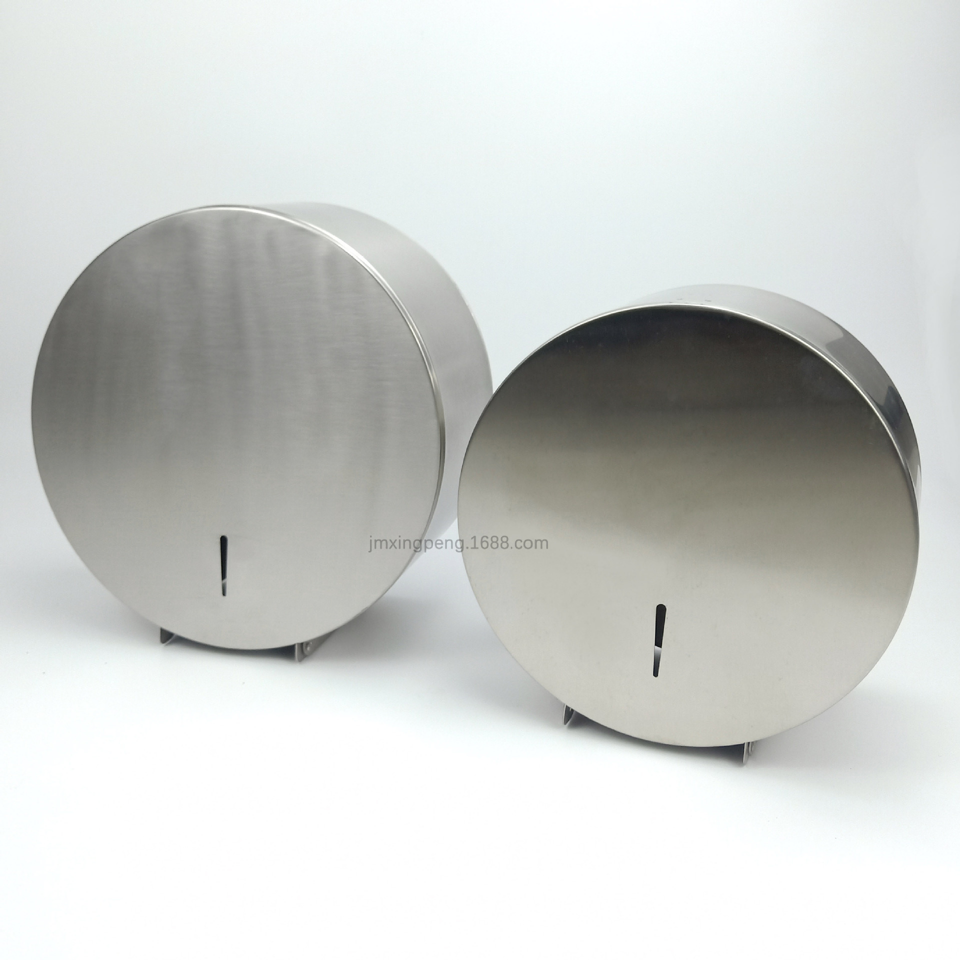外贸热销不锈钢挂墙纸巾盒大号圆形挂墙纸巾箱