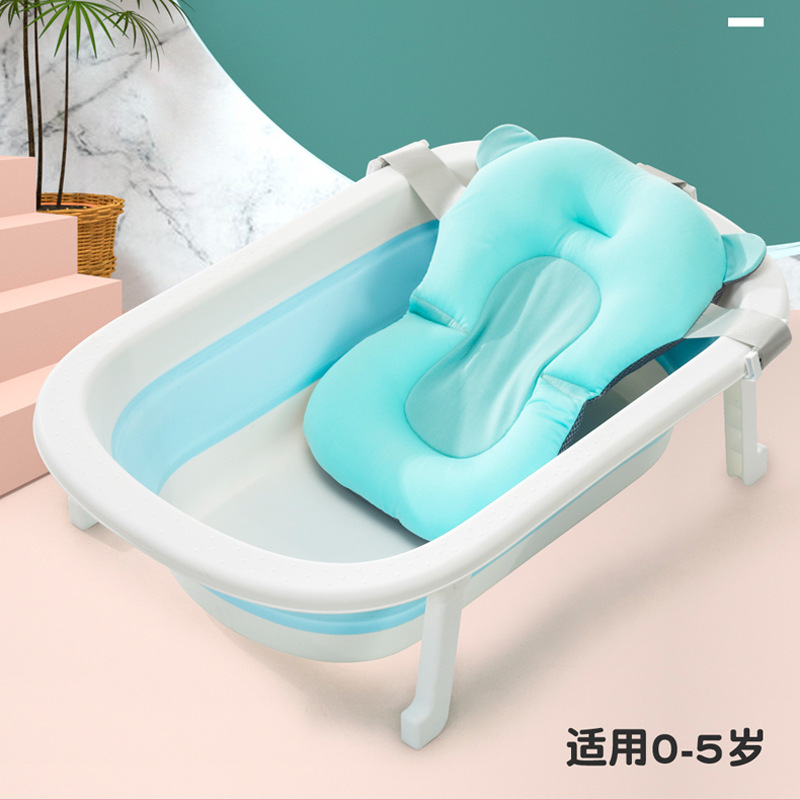 儿童浴盆躺托通用洗澡桶超大号加长宝宝新生用品婴儿洗澡浴盆折叠