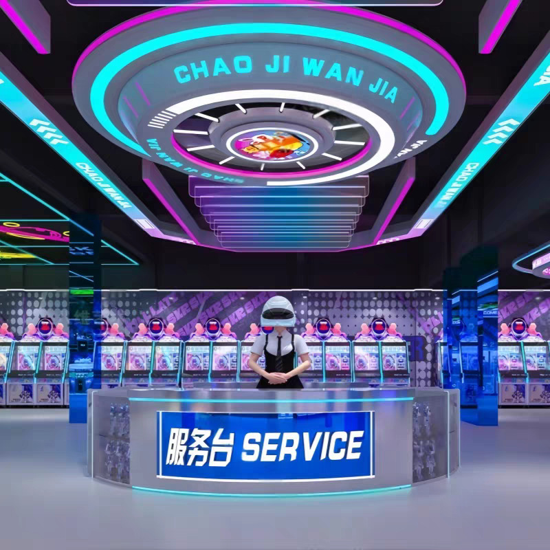 LED empalmado lámpara de barra larga sala de juegos centro comercial supermercado sala de baile ciudad de juegos para niños parque de juegos luz de modelado