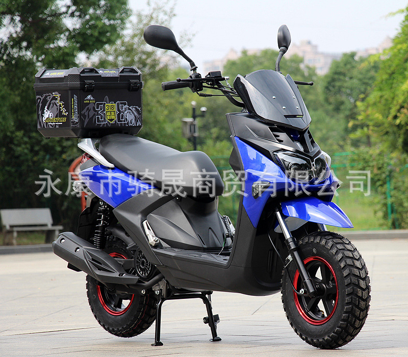 Cross-border exclusive supply of Road Boss Tiger 8th generation 150CC fuel-powered scooter, can be labeled as a 50CC moped