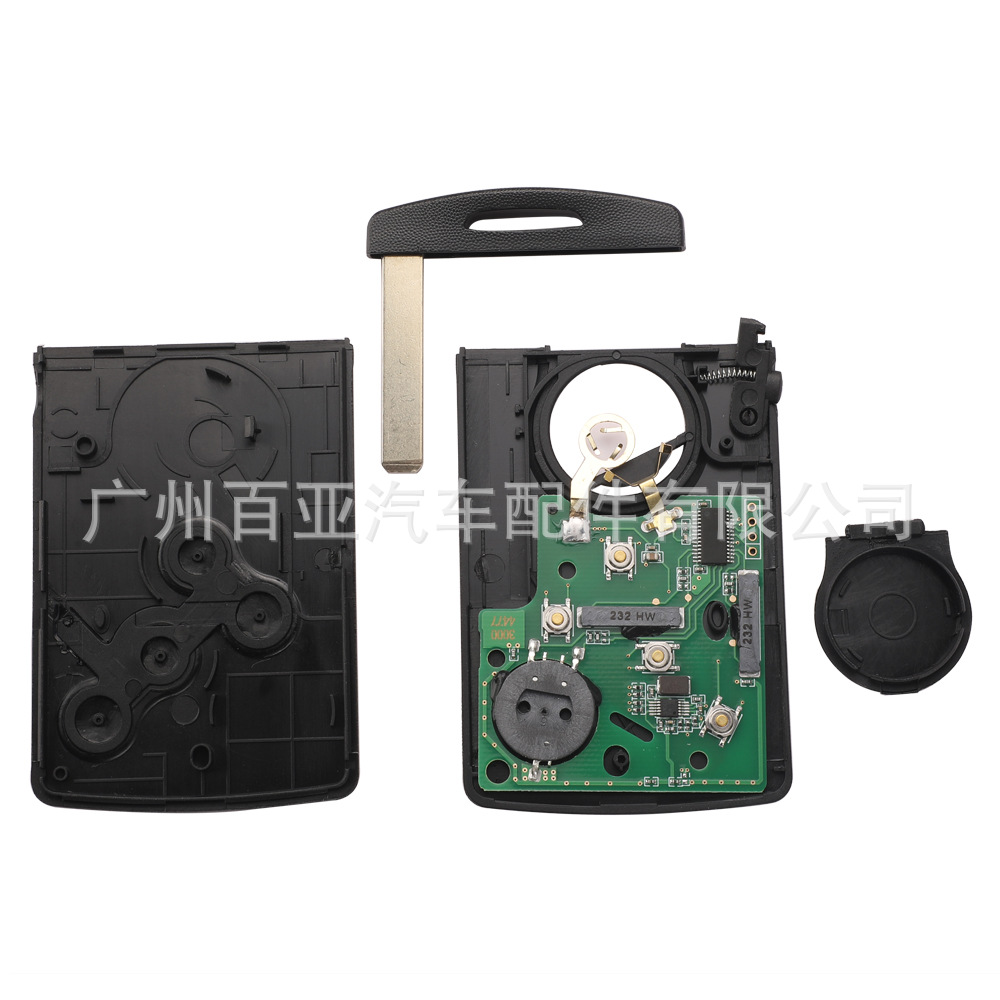 Suitable for 4 key Renault Megane smart remote control car key 433MHz ID46 chip Pcf7952