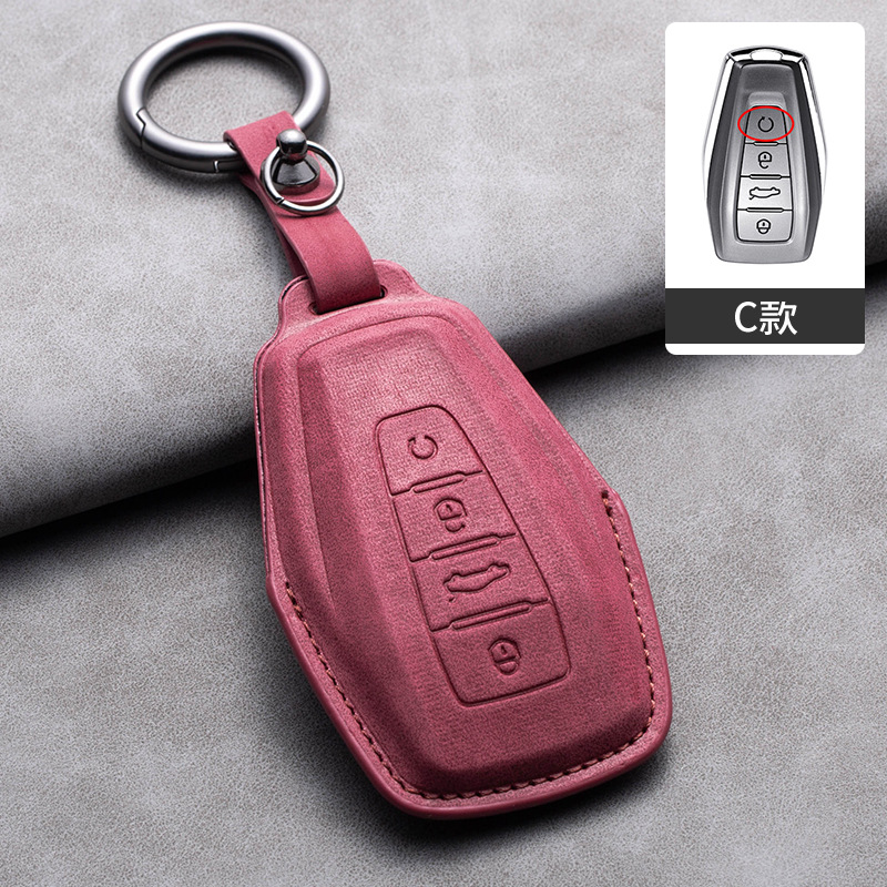 Geely C 버건디 링 버클