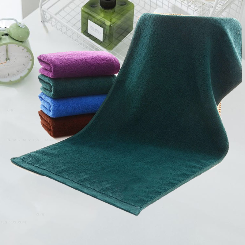 A6L dark green towel pure cotton bath towel solid color face towel absorbent non-fading fire therapy foot bath stool towel custom-made A6L dark green towel pure cotton bath towel solid color face towel absorbent non-fading fire therapy foot bath stool towel custom-made