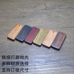 卸売り檀木ネックレス空白レーザー彫刻材料黒檀木ペンダントアクセサリー半製品木札