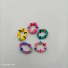 2 cm bamboo sections in color, 50 pcs
