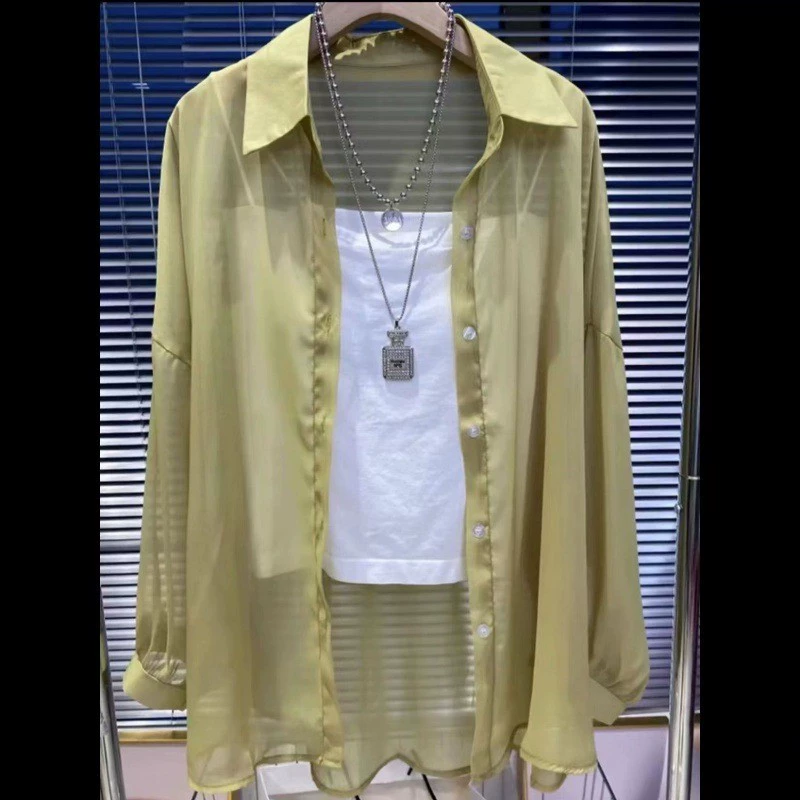 Thin long-sleeve, summer shirt, sun protection