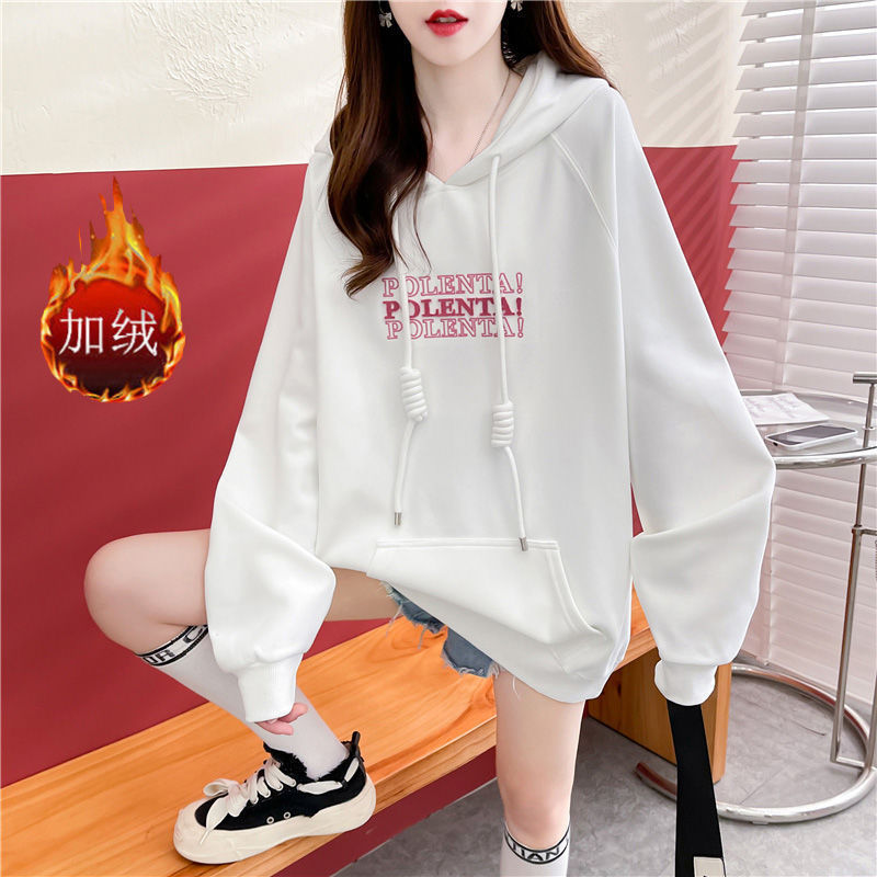 韩版连帽卫衣女年秋装新款洋气减龄设计感春秋季薄款宽松上衣|undefined