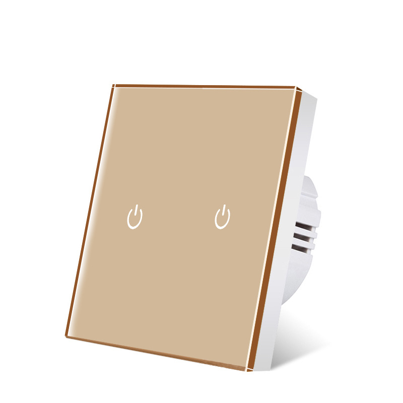 Core-shaped gold double-opening white background