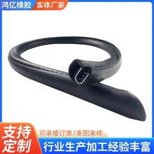 汽车门b柱密封条卡槽B柱胶条车门缝隔音条三元乙丙钢带防撞条批发