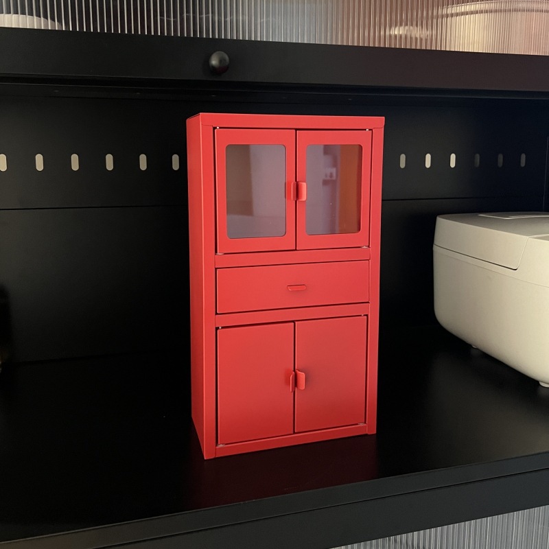 Cabina de archivos roja de la ciudad prohibida