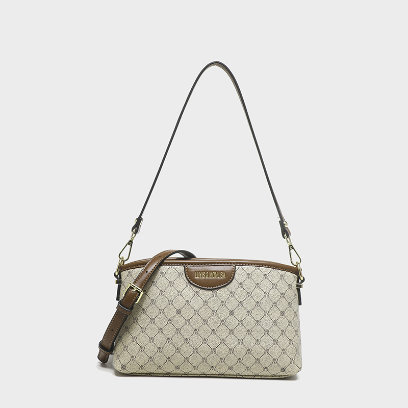 Shell shoulder women's crossbody mobile phone bag, internet famous, fashionable and stylish, patterned small square bag_voghion.com