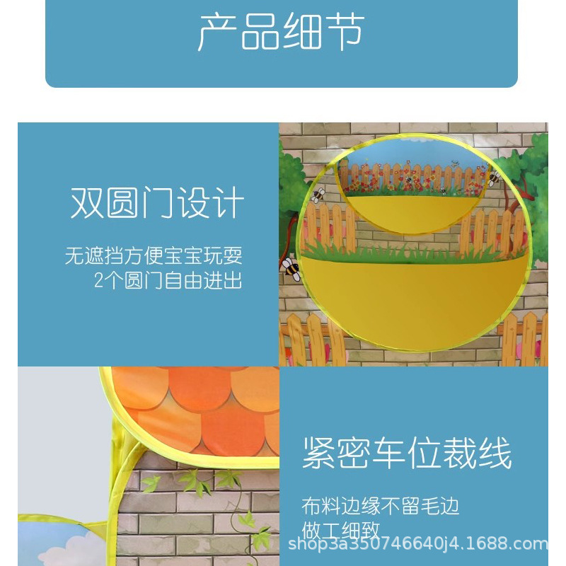 Transfronterizo amazónica tienda de campaña para niños niños bebés indoor al aire libre juguetes casa de juegos princesa chica mar piscina de pelota