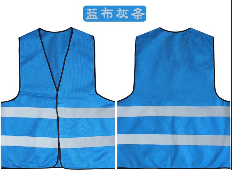 Trajes reflectantes chaleco de seguridad de construcción chaleco de transporte vial saneamiento fluorescente transpiración nocturna impresión personalizada