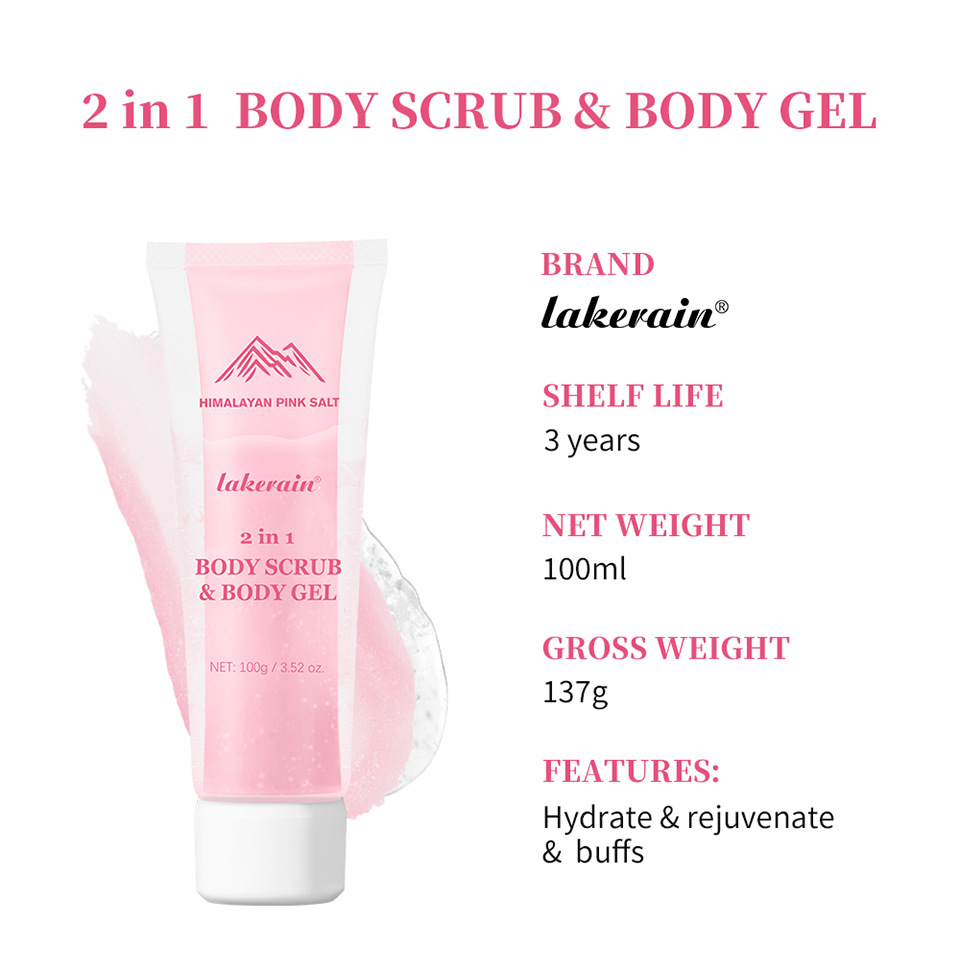 Lakerain Body Scrub 2-in-1 Gentle Cleansing Body Scrub undefined