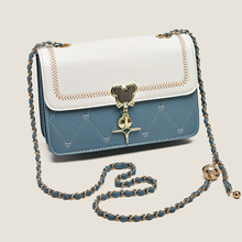 跨境新款女士新款刺绣翻盖时尚女包单间斜挎包韩版简约大气单肩包