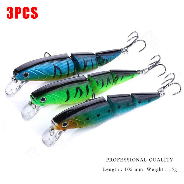 Fishing Lure Tackle Kit Set Crazy Wobblers Artificial Bionic