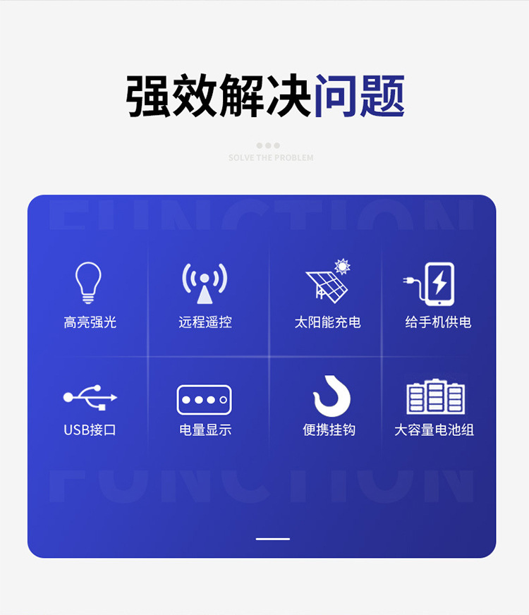 太阳能飞碟灯LED球泡灯户外夜市摆地摊灯露营灯帐篷照明灯泡批发 pic 42