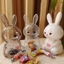厂家直销新款网红兔子储蓄罐银行赠品存钱罐超市热销儿童储钱罐