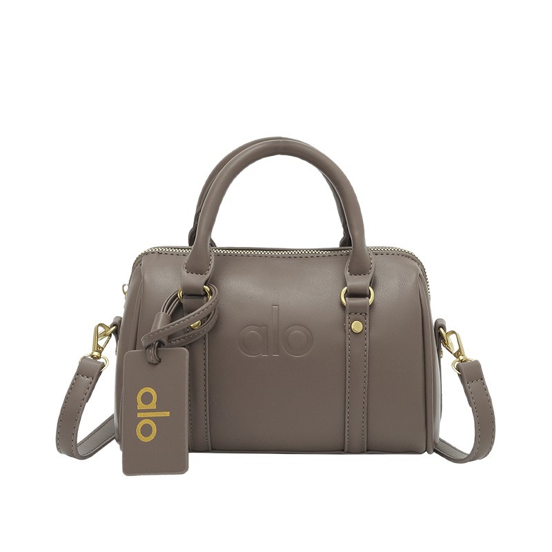 Luxury Oil Wax Leather Retro Small Bag For Women 2025 New Autumn/Winter Versatile Crossbody Boston Handbag - Thumbnail 5