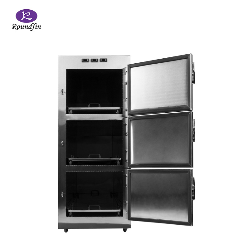 3具3门DANFOSS 制冷压缩机太平间殡葬尸体冷藏箱停尸柜