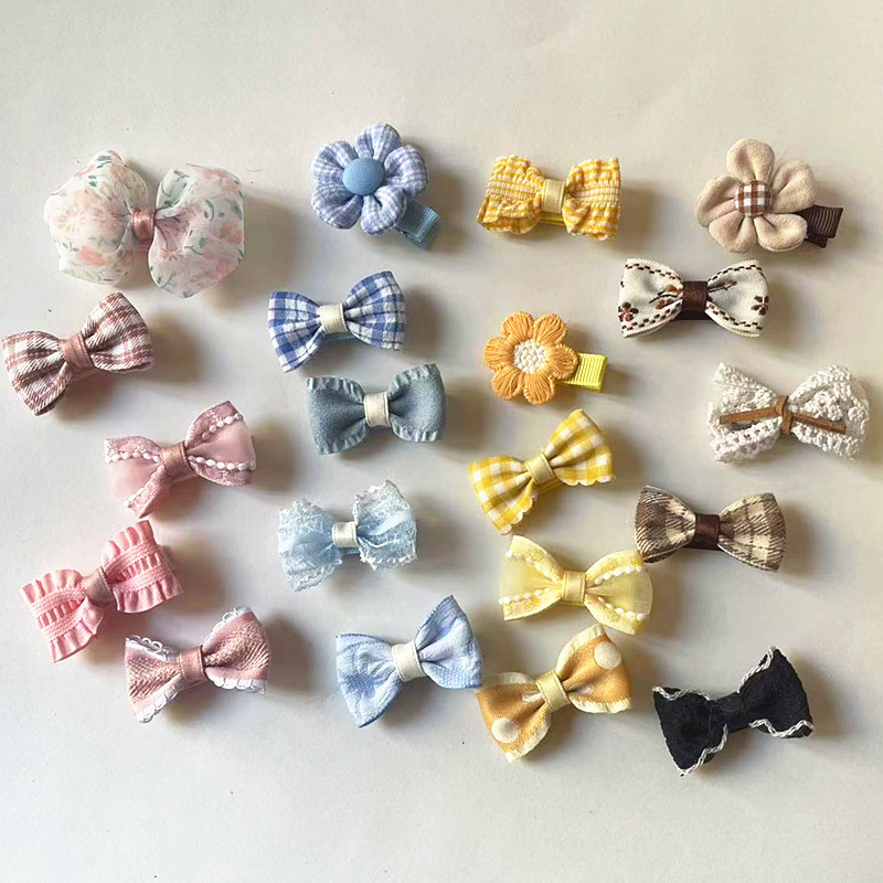Children's All-wrap Cloth Hairpin Girls' Hair-free Cute Super Cute...