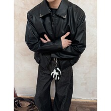 NECOYEP ������ʽ�͹���Ϟ�Ѽy����PUƤ�¶̿�������Ů�A������