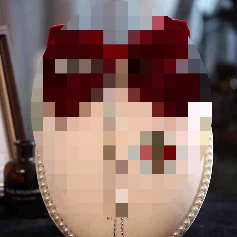 Velvet rojo gran abrazadera de cabello de arco de novia brindis de boda toque de cabeza conjunto de pendientes de compromiso de mujer temperamento de cabello