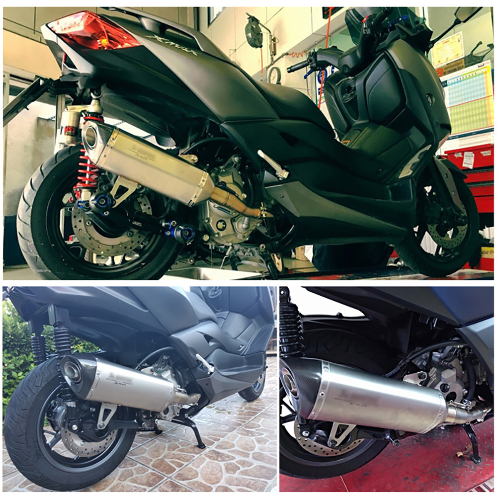 Suitable for YAMAHA pedal YAMAHA XMAX300 modified stainless steel front exhaust pipe 2017-2020