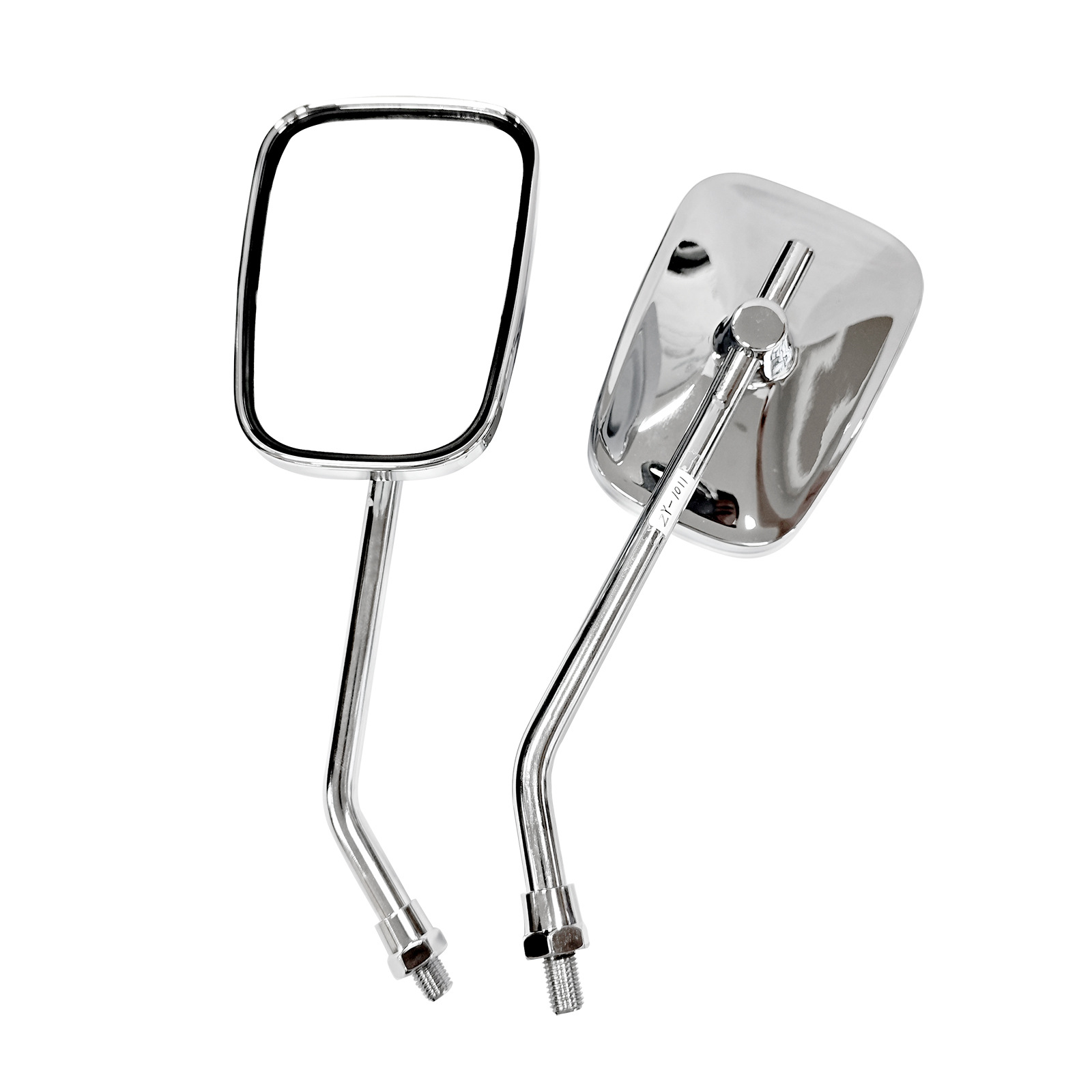 Suitable for Jialing Prince 150 Motorcycle Accessories Electroplating 10mm Universal Rear View Reflector