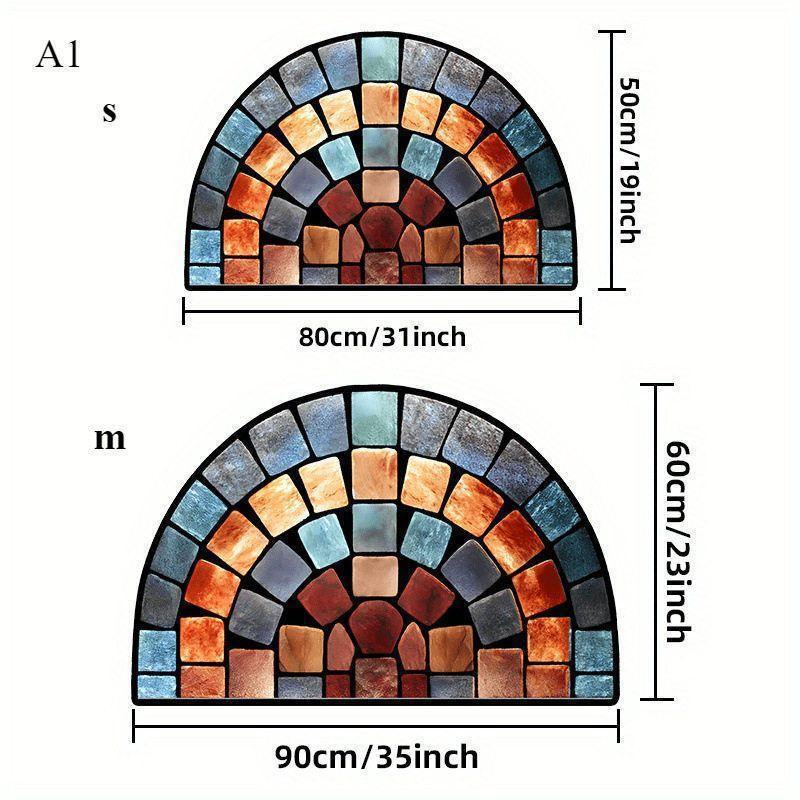 Transfronterizos TEMU retro alfombra americana puerta de entrada inodoro resistente a la suciedad y alfombra de desgaste fácil de cuidar