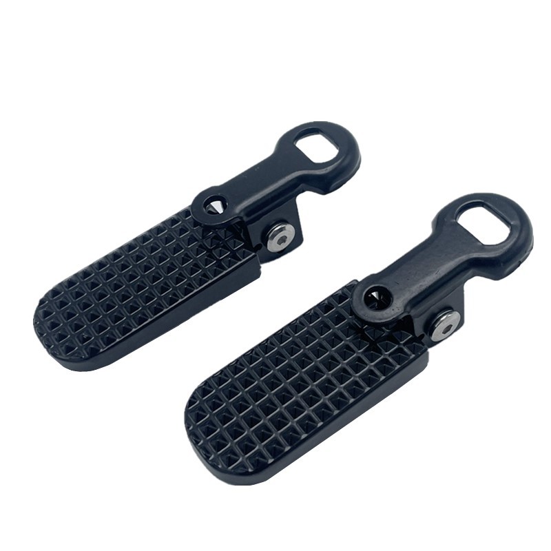 Suitable for Taoling National Standard Electric Bicycle Rear Seat Modification with Upper and Lower Folding Pedals for Footrests