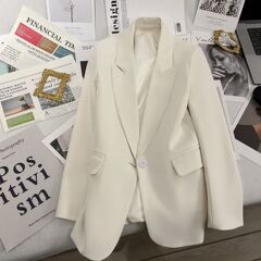 西装外套女春秋季新款高级设计感休闲宽松西服上衣气质西装外套