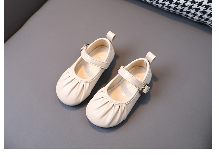 Sapatos de couro para menina estilo princesa sola macia_voghion.com