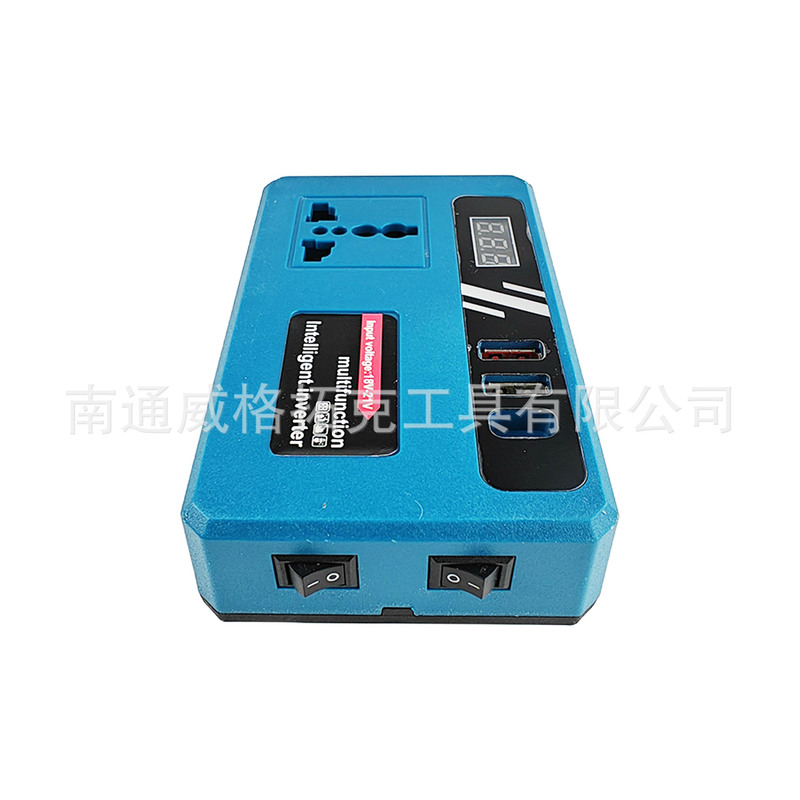 跨境亚马逊速卖通爆款21V锂电220V逆变器LED灯USB/Type-C牧田插脚|undefined