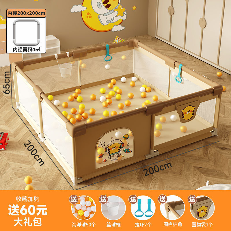 フェンスベビーリビングルーム地上ベビークロールフェンス屋内ガードレール落下防止幼児ホームゲームフェンス|undefined