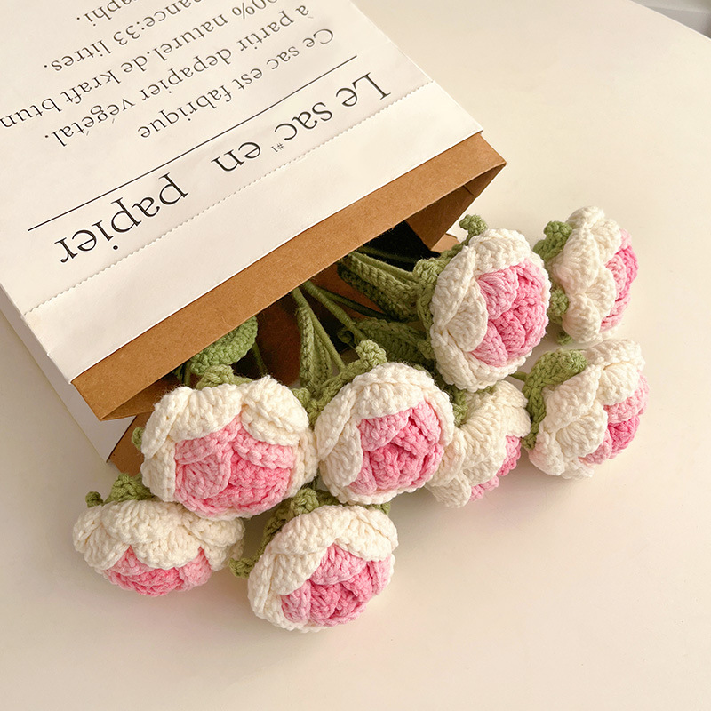 Romantic Flower Yarn Imitation Plants display picture 2