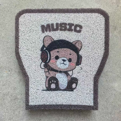 Electric vehicle foot mat – Pedal - music-bear-no-9-mzmix-without-side-tread-version