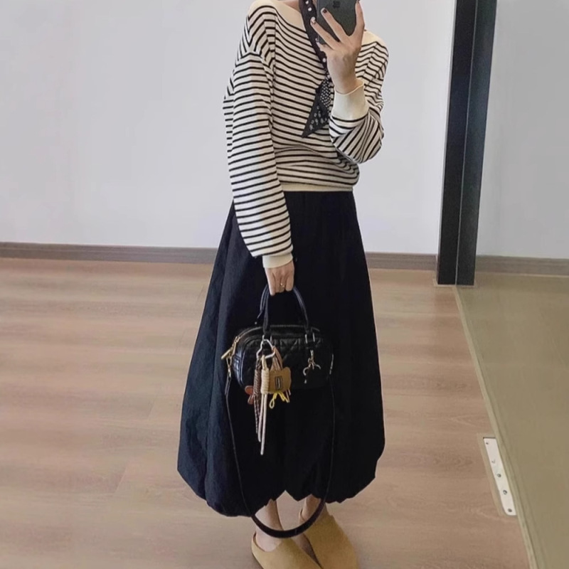 少し太ったプラスサイズのロマンチックな雰囲気の優しい花のつぼみスカート女性のための春と夏のエレガントなドレープハイウエストスリムスカート|undefined