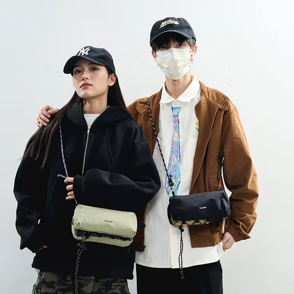 Cross-Border Niche Casual Crossbody Bag 2025 New Trendy Brand Fashion Personalized Shoulder Bag Sports Lightweight Mountaineering Bag